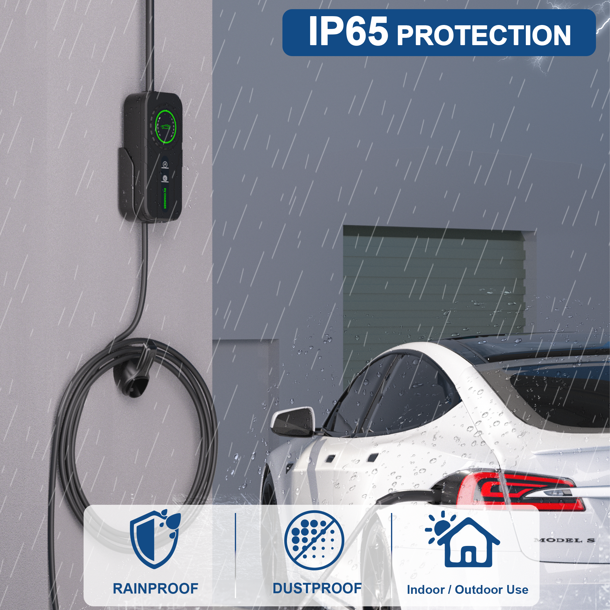 Portativ EV zaryadlovchisi – 2-rejimli elektr transport vositalari zaryadlovchisi