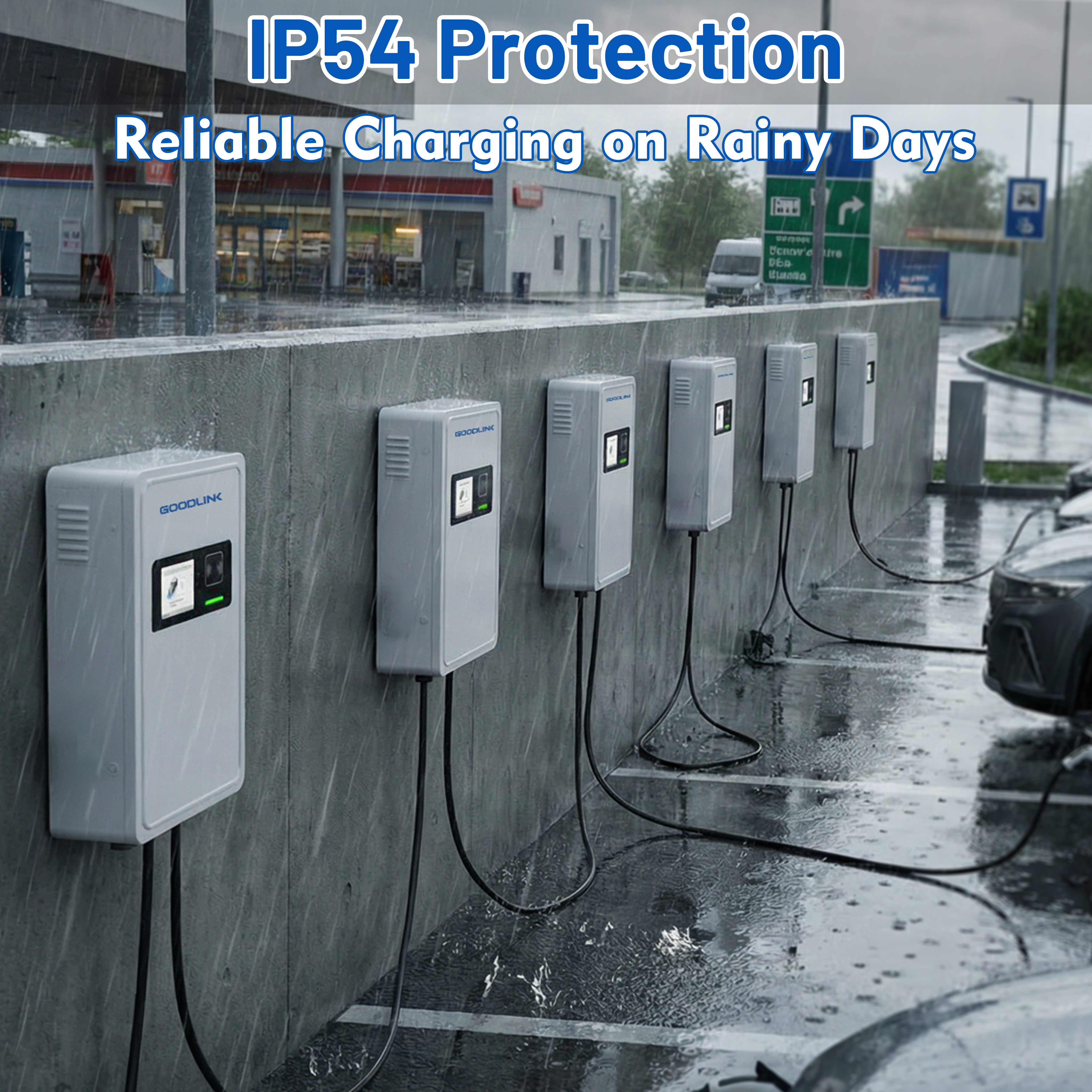 适用于家庭和商业用途的 20–40kW 直流快速充电