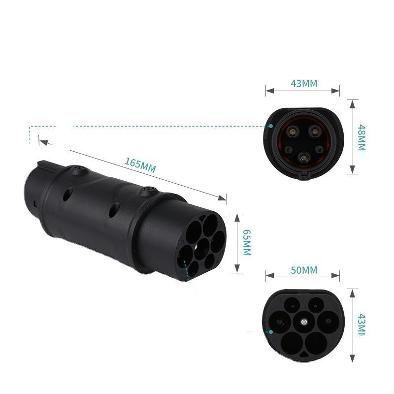 Type 2- Type 1 (J1772) Adapter