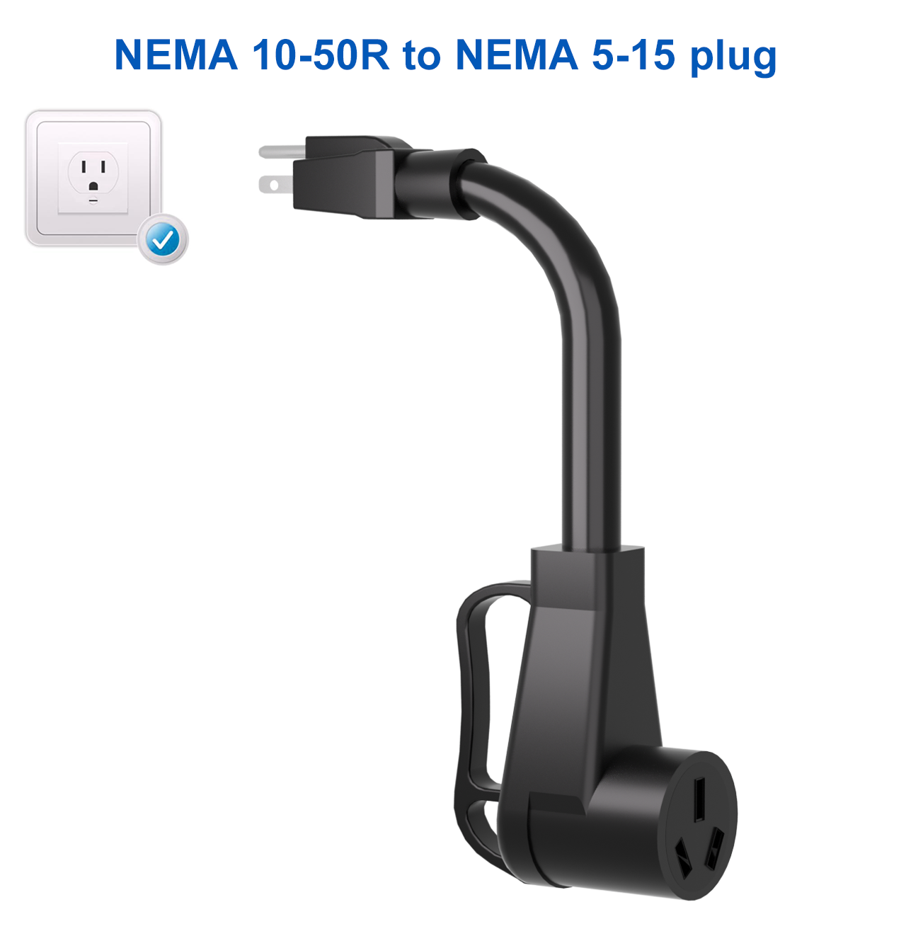 NEMA 10-50R to NEMA 5-15Plug
