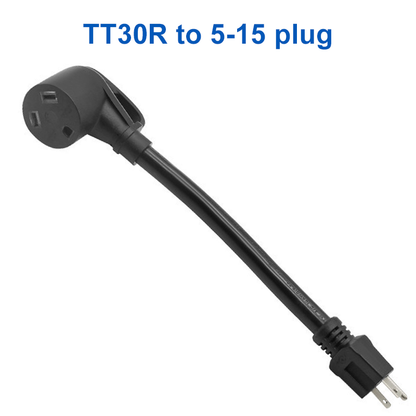 NEMA TT-30R to NEMA 5-15Plug