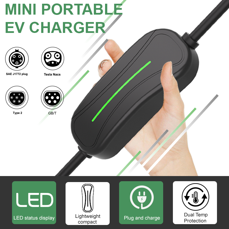 3.5KW Mini  Portable EV Charger