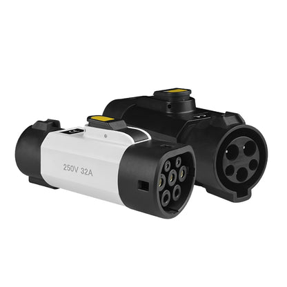 SAE J1772 Type 1 To  Type 2  EV Charger Adapter