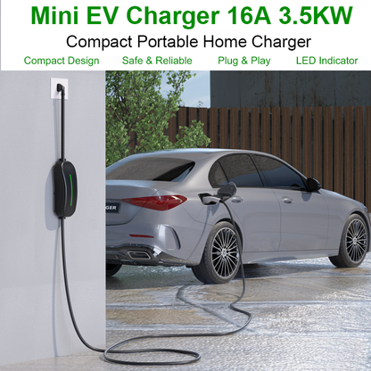 3.5KW Mini  Portable EV Charger