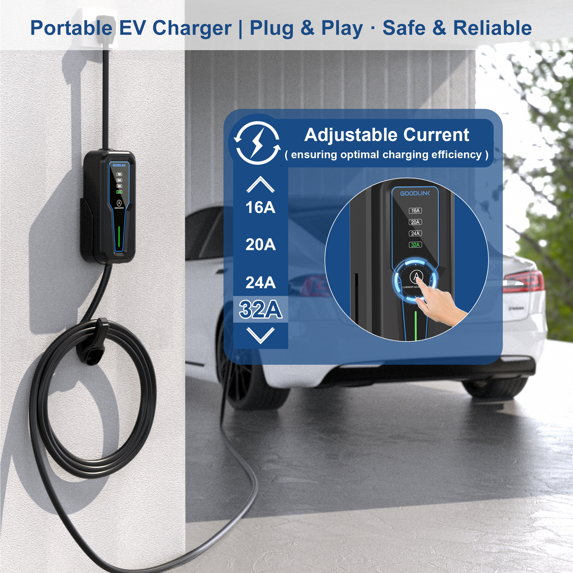 Portativ EV zaryadlovchi LED displey holati 